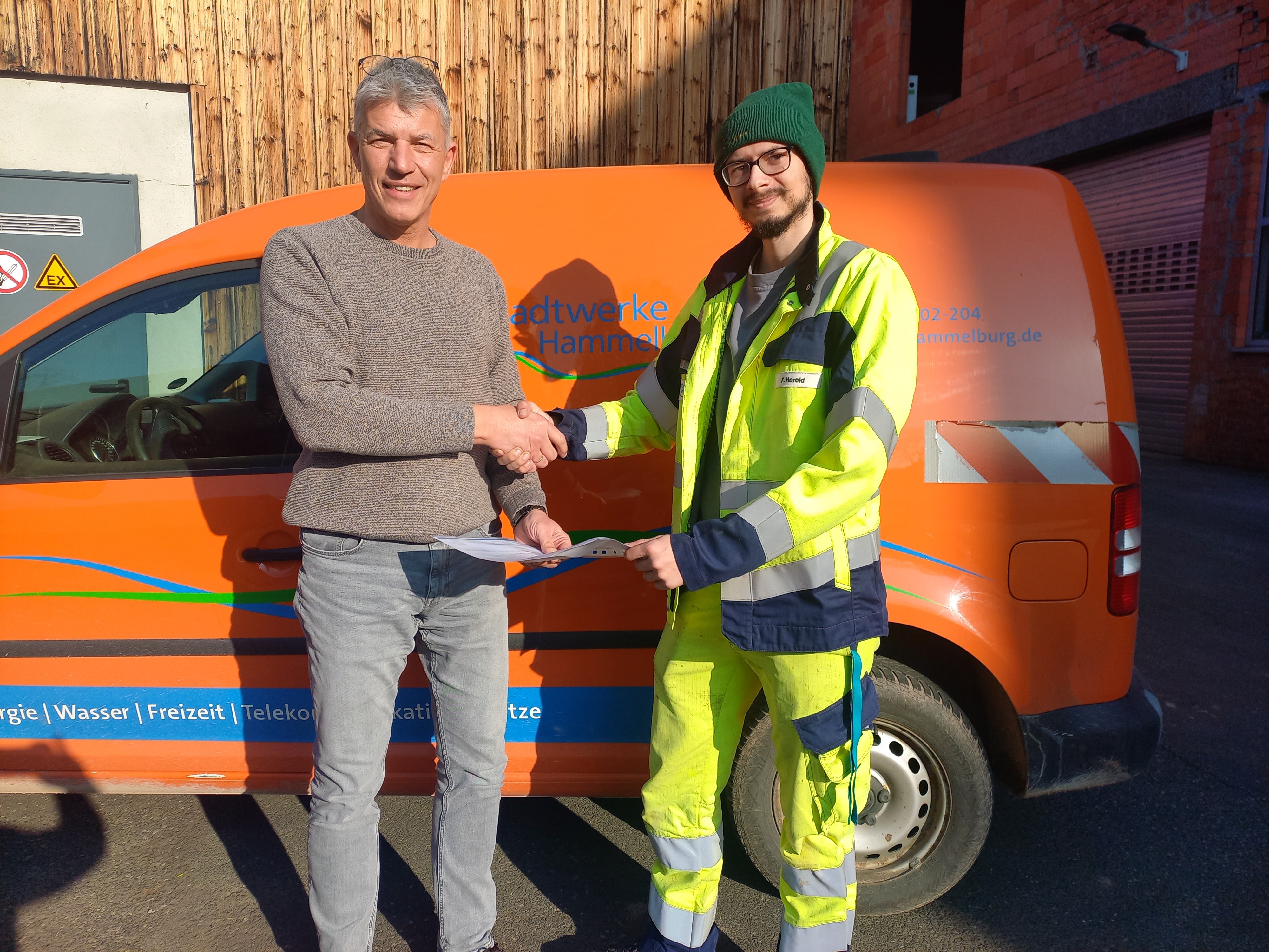 Übernahme des Auzubildenden Herold Florian