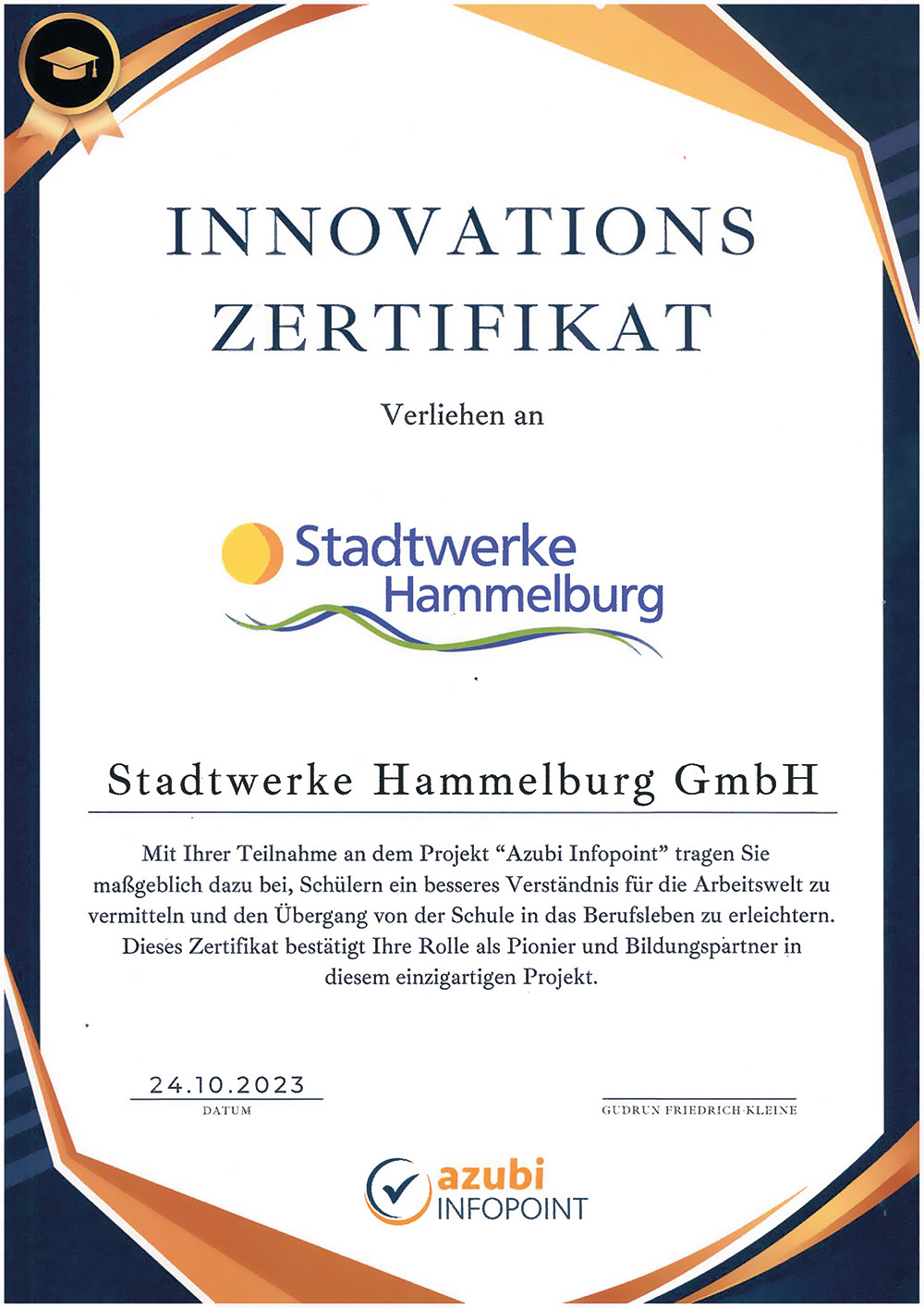 innovations zertifikat